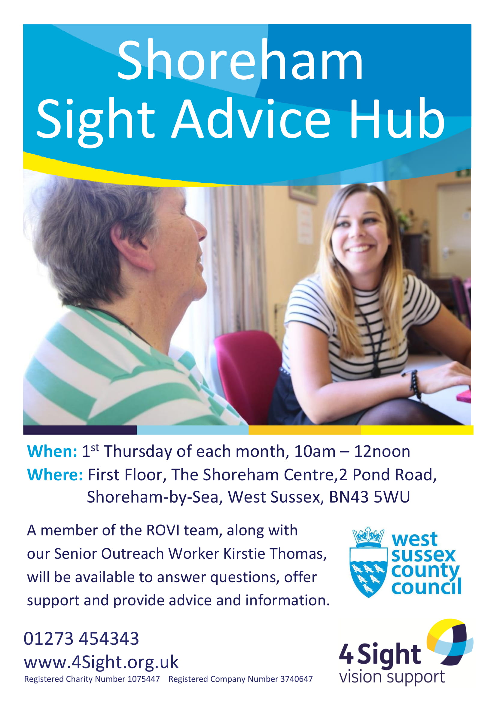 Shoreham SIght Advice Hub1 4Sight Vision Support